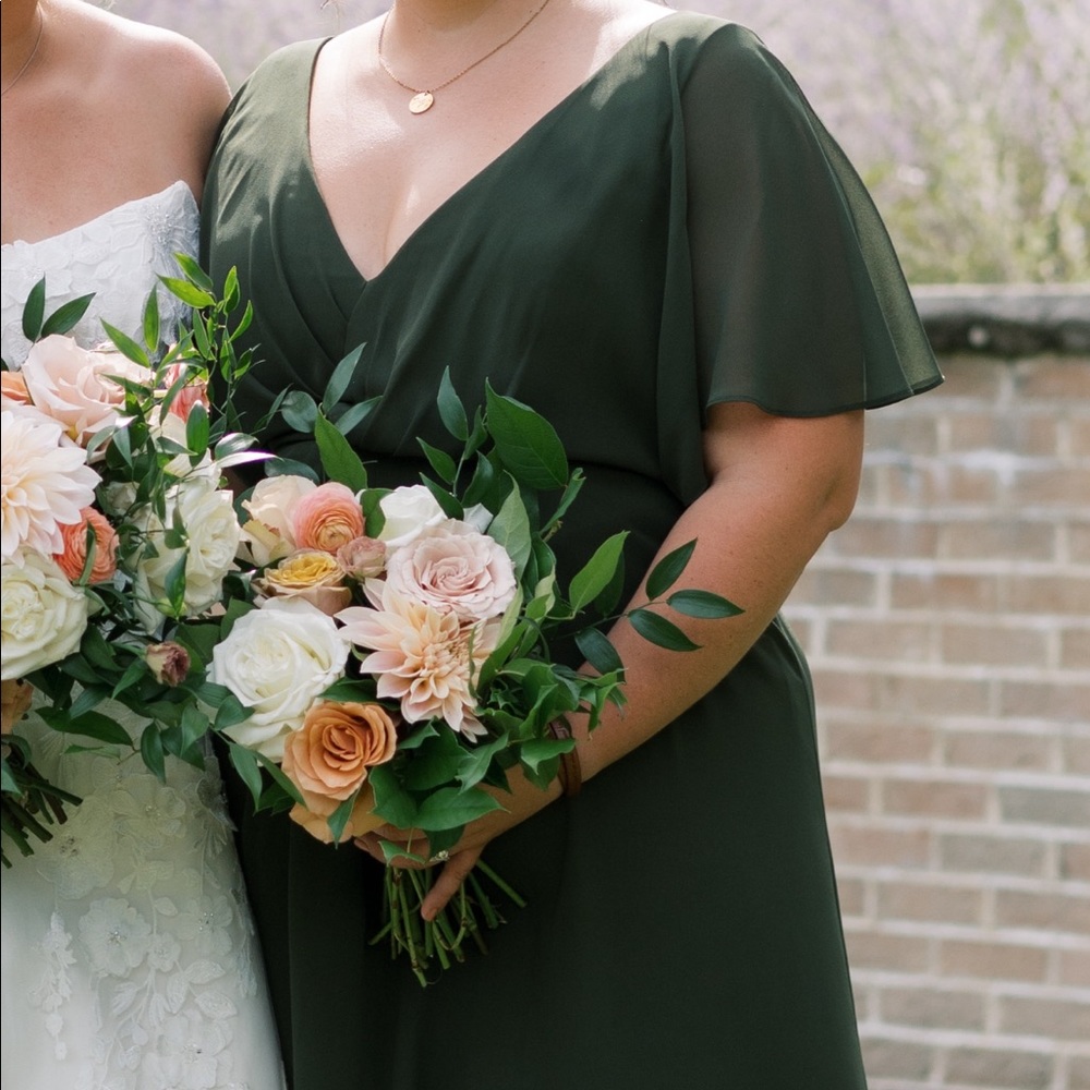 Deep Olive Revelry Bridesmaids Dress